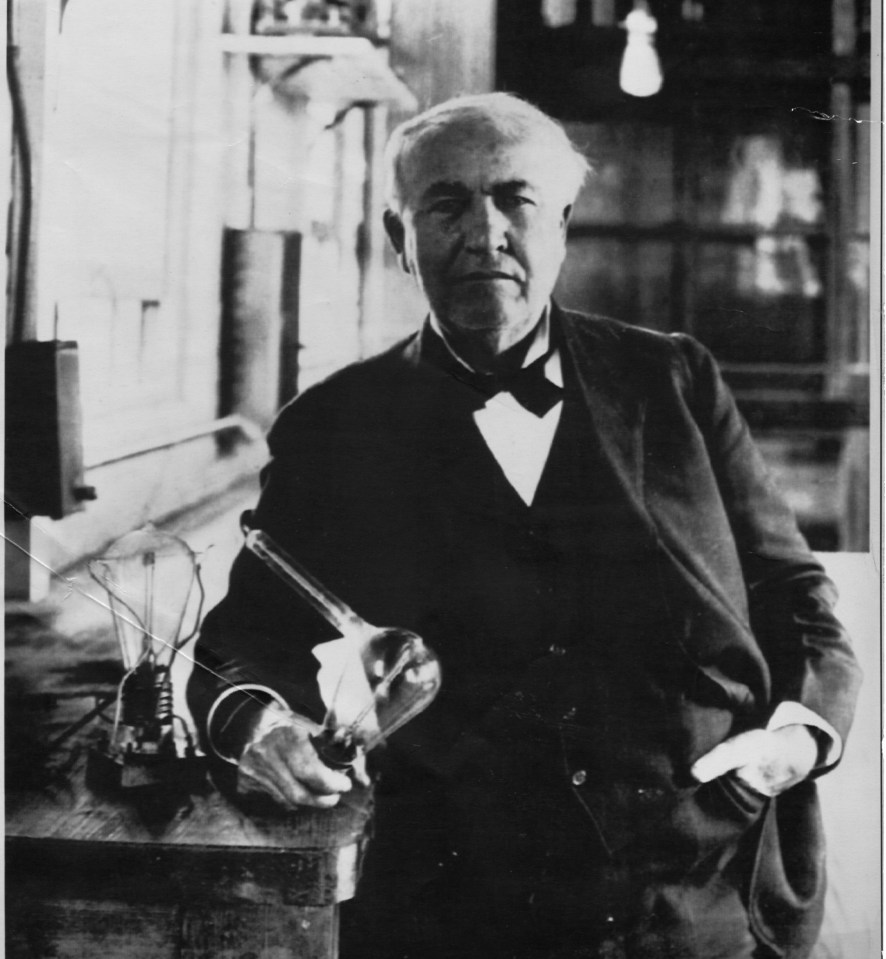 His real name, Edson, bears resemblance to the famous American inventor Thomas Edison