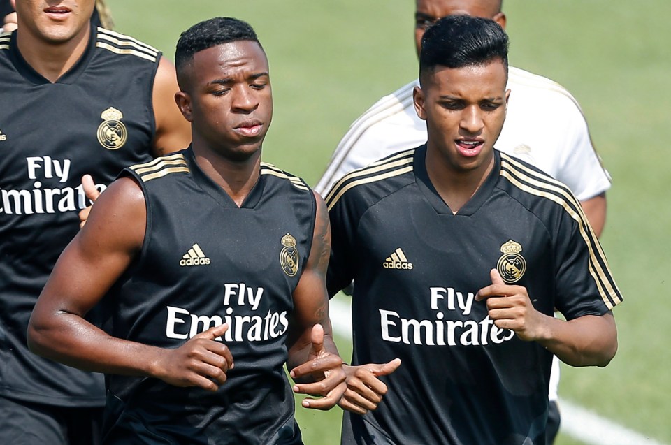 A former Barcelona scout reckons Real Madrid signed Rodrygo, right, because they didn’t trust Vinicius Jr