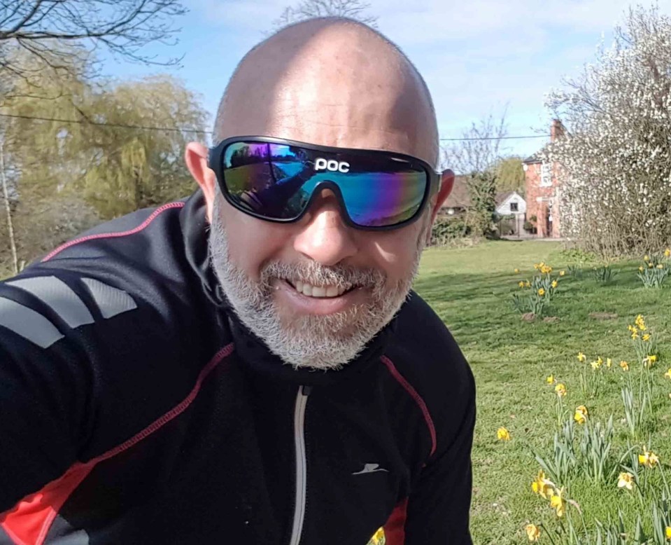 Barry Jones, 45, was knocked off his bike following the head-on collision in London