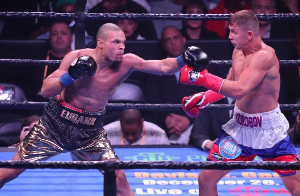 Eubank's last fight was against Matvey Korobov in December 2019