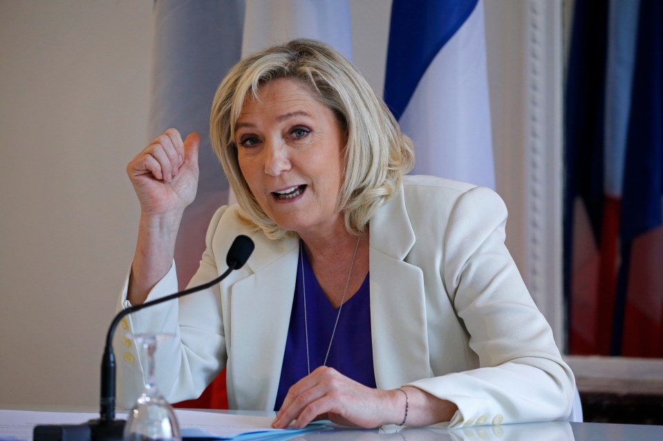 Far-right presidential candidate Marine Le Pen seized on the call to arms