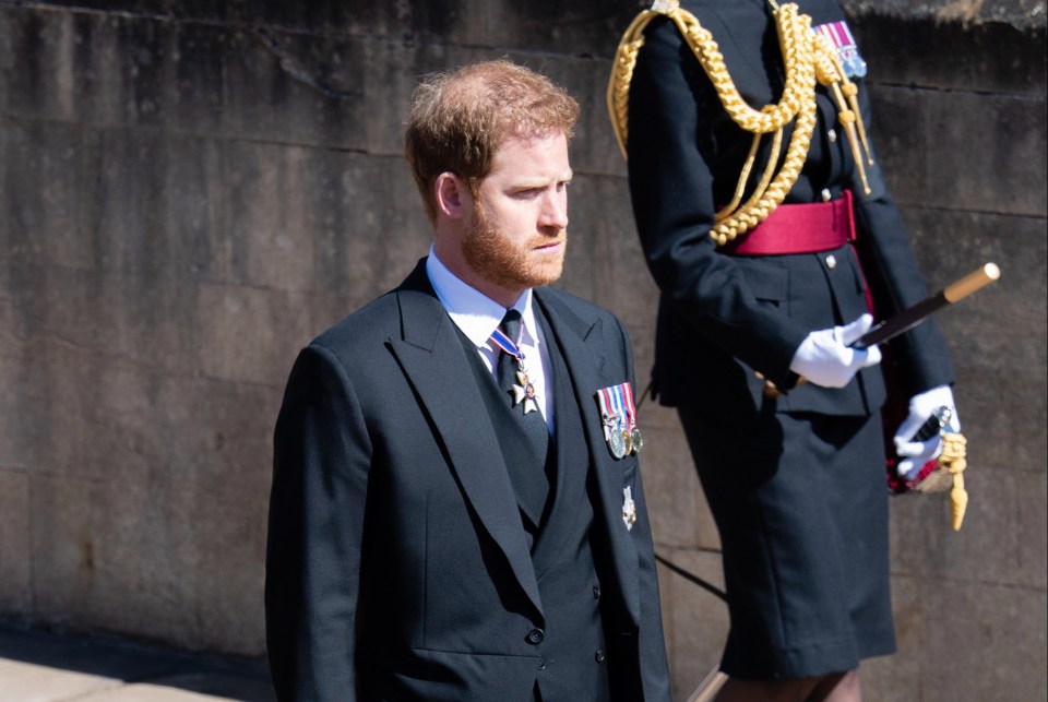 Prince Harry returned to the UK for the funeral of his grandfather, Prince Philip