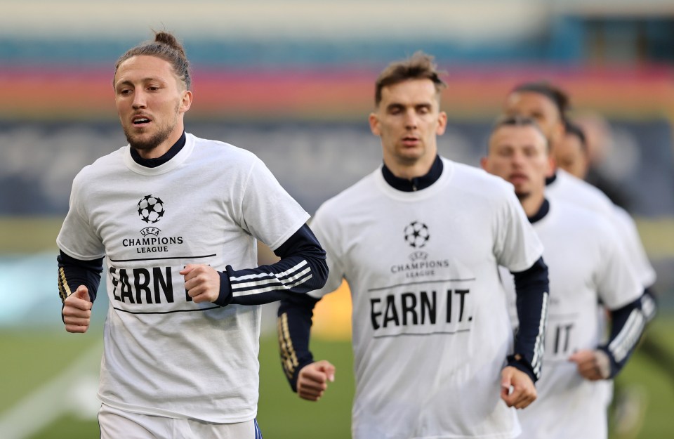 Leeds protest against the European Super League