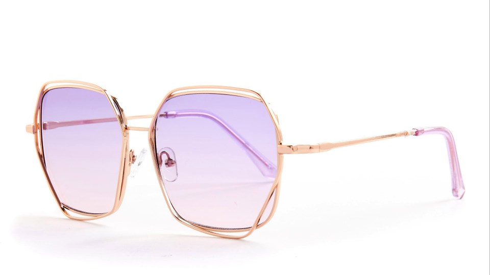 These purple-tinted sunnies are a bargain at £3