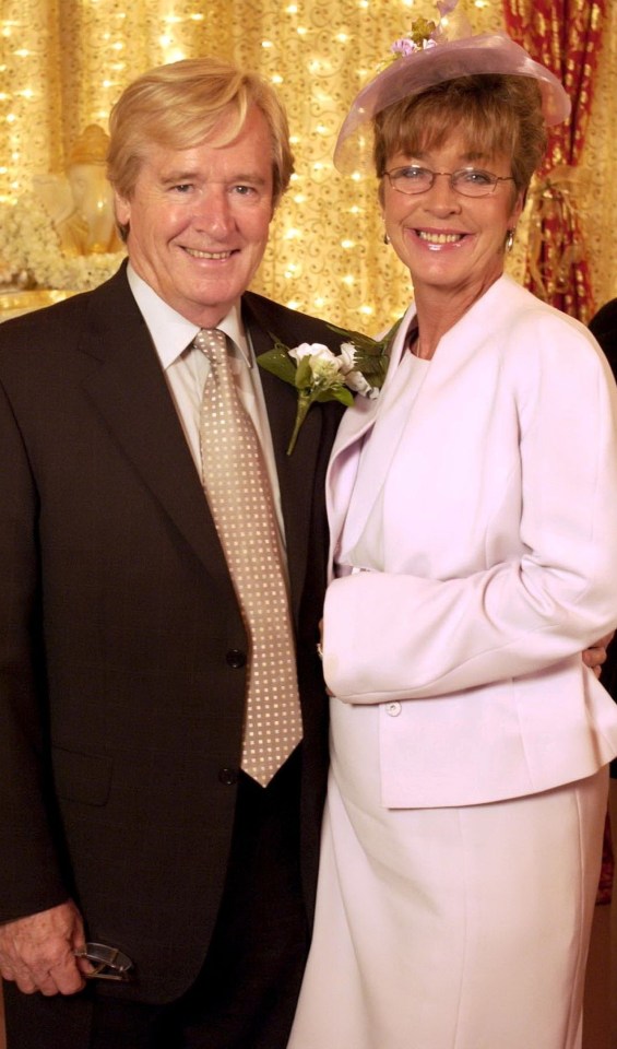 Anne as Ken Barlow's wife Deidre at Sunita's wedding in 2014