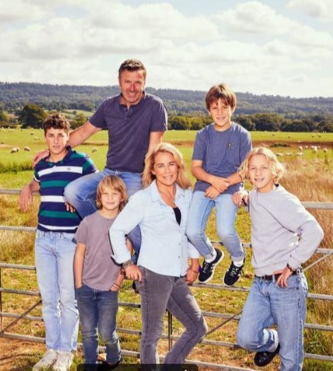 Sarah Beeny explained her family sometimes all use the same bathwater