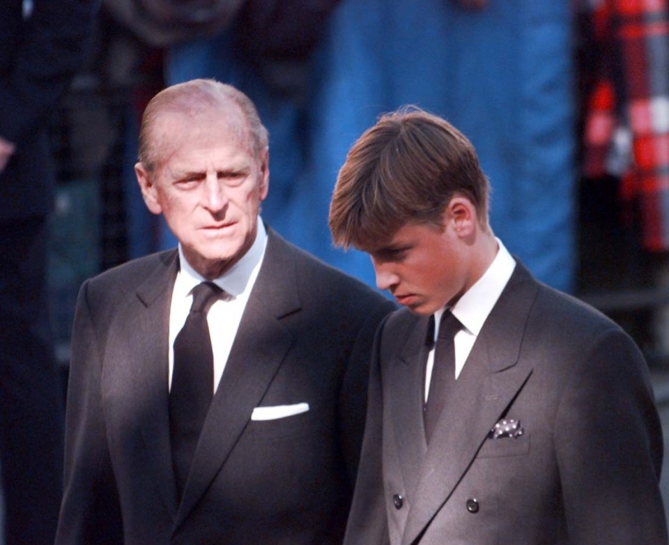 Philip had taken William and Harry under his wing after Diana died in 1997