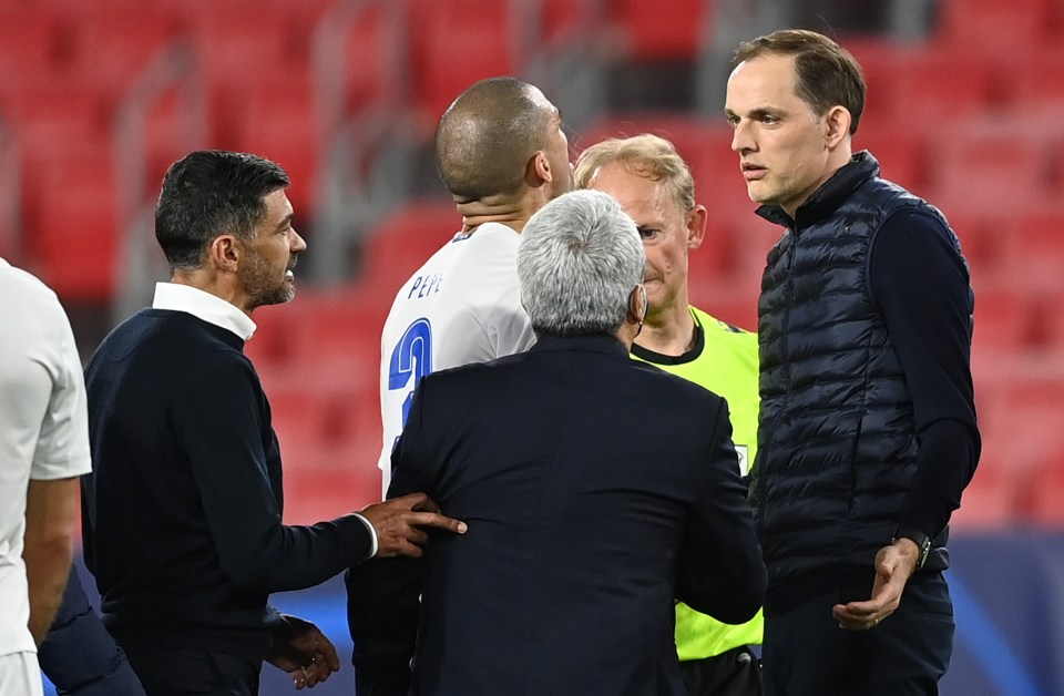 Thomas Tuchel was accused of insulting Porto boss Sergio Conceicao