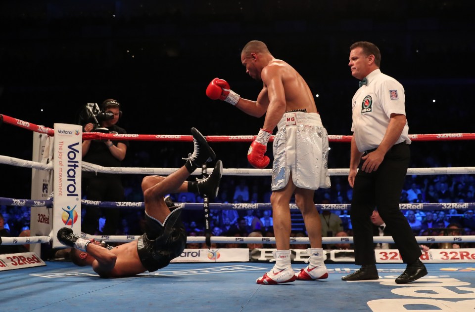 James DeGale was retired by Chris Eubank Jr