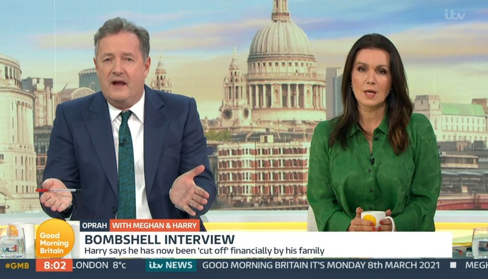 Piers quit last month after refusing to apologise for comments he made about Meghan Markle