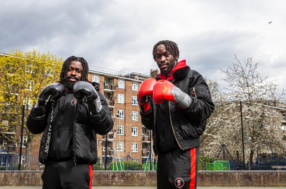 Hayden and Denzel took up boxing young