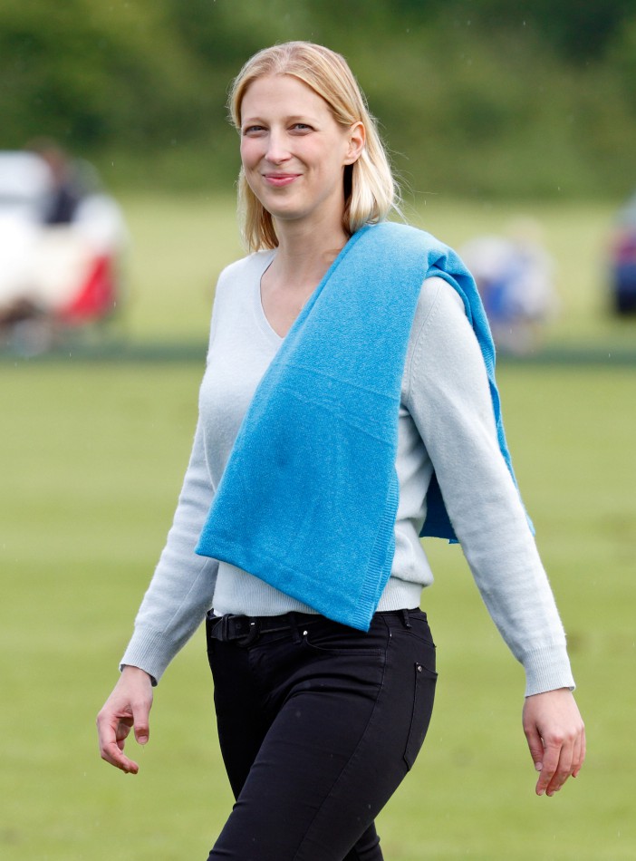 Lady Gabriella Windsor attends a polo match in 2016