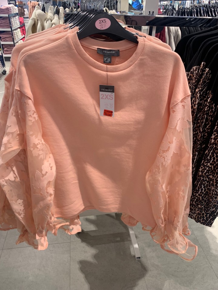 This jumper had been reduced from £12 to £5