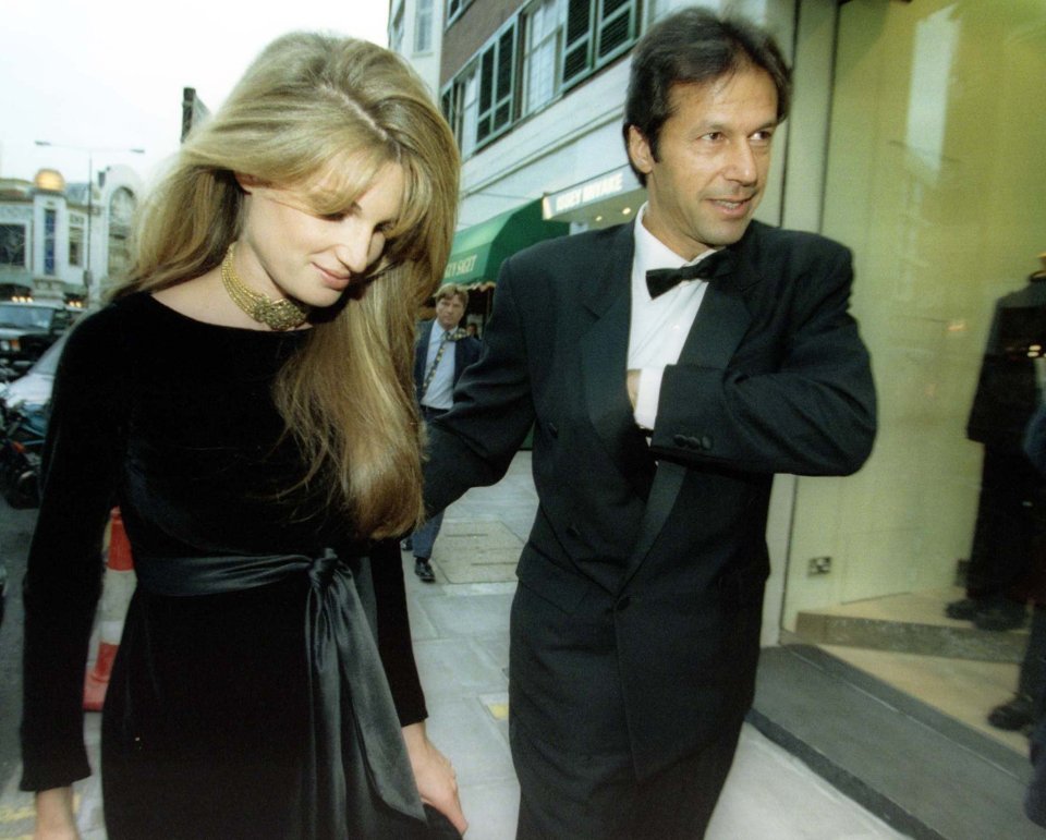 Khan married glamorous socialite Jemima Goldsmith in 1994