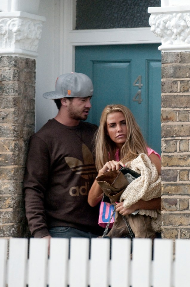 Danny with Katie during their relationship in 2011