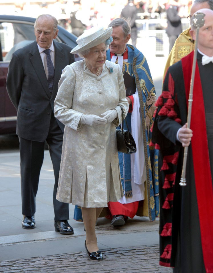 This picture was taken at Westminster Abbey at a service to mark the 60th anniversary of the Queen’s Coronation. As usual, she was beautifully turned out and the Duke was walking his customary two paces behind as he had done for 60 years. The man never got it wrong