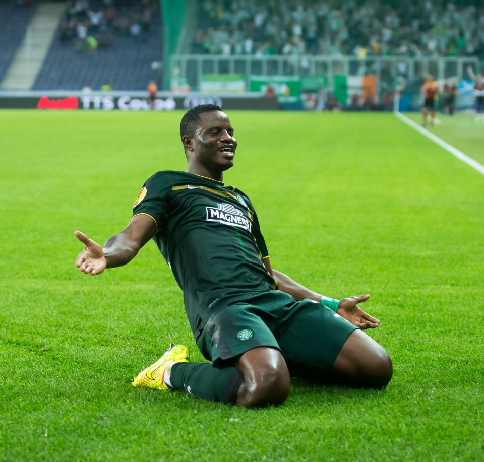 Mubarak Wakaso had a brief spell at Celtic in the 2014-15 season