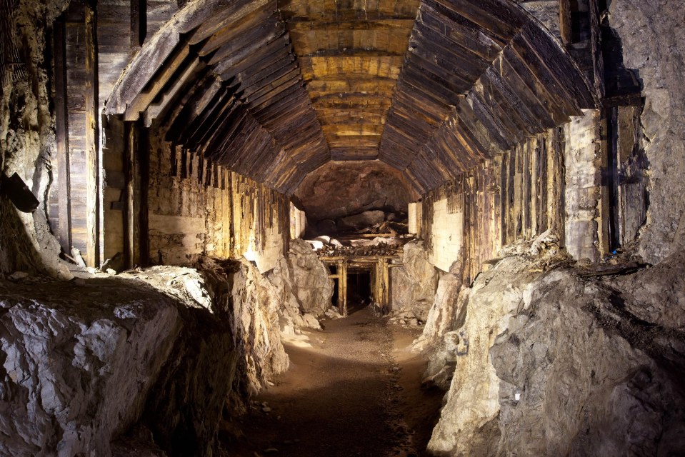 The Nazis were known for burying their valuables and secrets deep underground, and also used the subterranean systems (pictured) to travel through