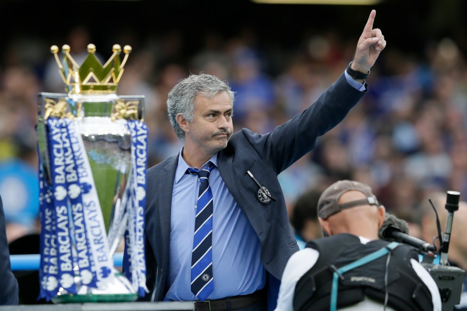 The Special One won three Premier League titles in two spells at Chelsea