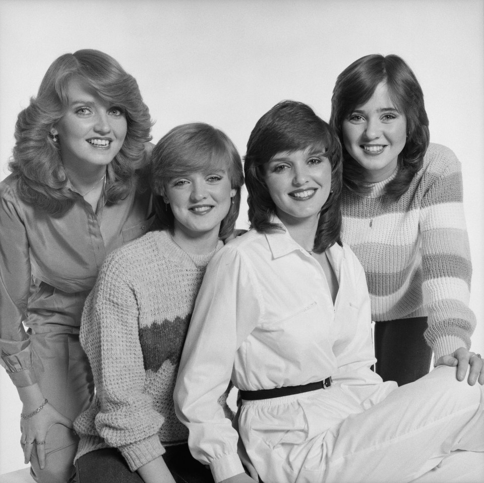 The Nolan sisters pictured in 1980