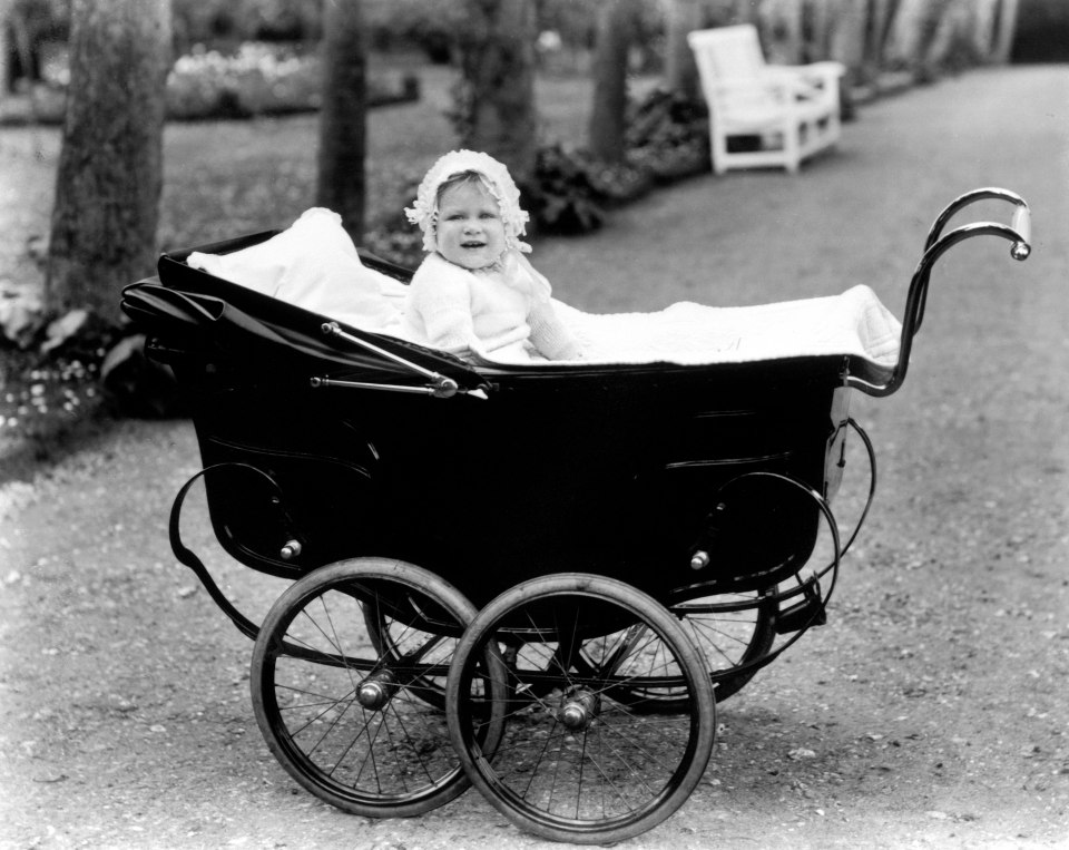 Princess Elizabeth Alexandra Mary of York was born by Caesarean, or in the quaint language of the time: 'a certain course of treatment'