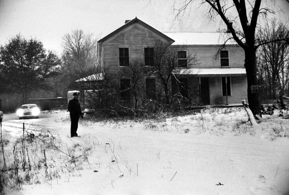 The farmhouse where Ed grew up an committed crimes is now demolished