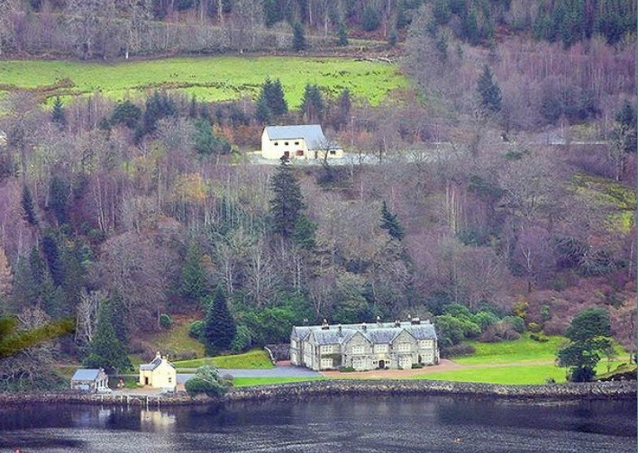 The Sheikh also owns this vast estate in Wester Ross, Scotland which has 14 bedrooms