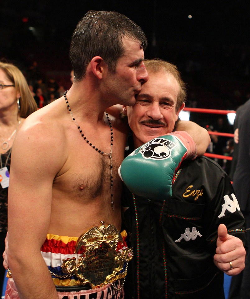 Enzo Calzaghe was Joe's trainer and key to his successful boxing career