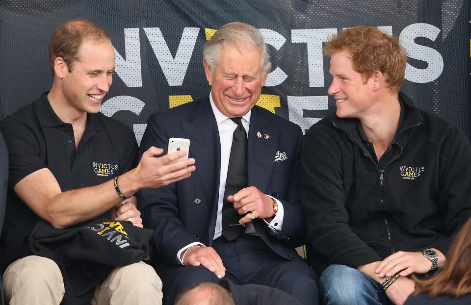 Prince Charles is reportedly 'desperate for a reconciliation' with his son Harry - but William is feeling more cautious. The trio are pictured during an Invictus Games event