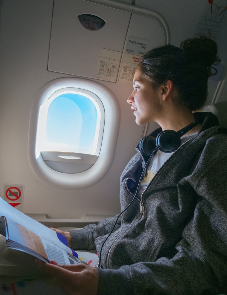 Clean the window before touching it, as many other passengers may have coughed or sneezed on it