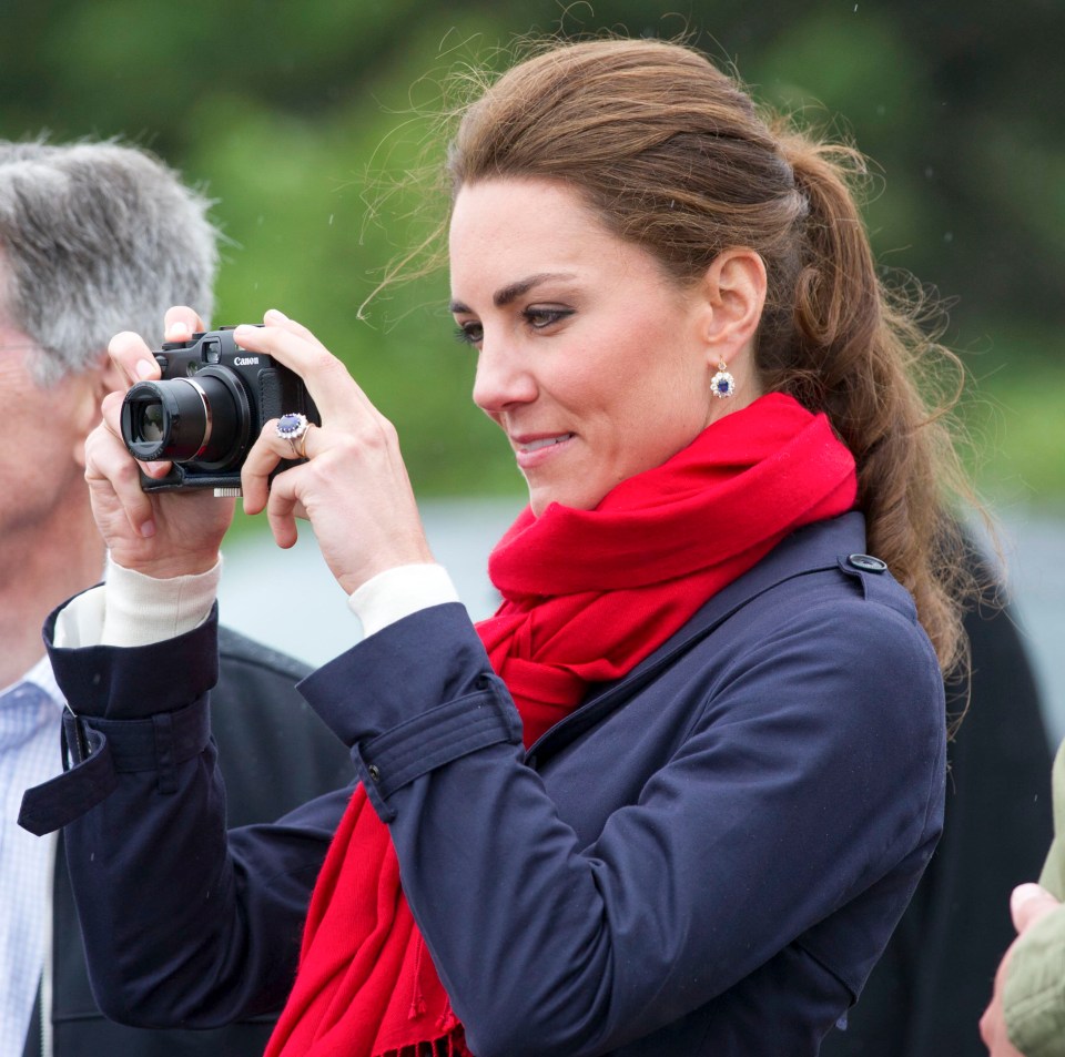 While William was very shy, Kate has become a superb photographer to record magical moments