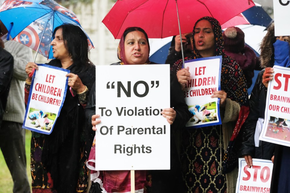 Parents had protested outside the school in 2019