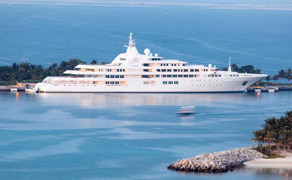 The head of Godolphin owns this incredible £300m yacht