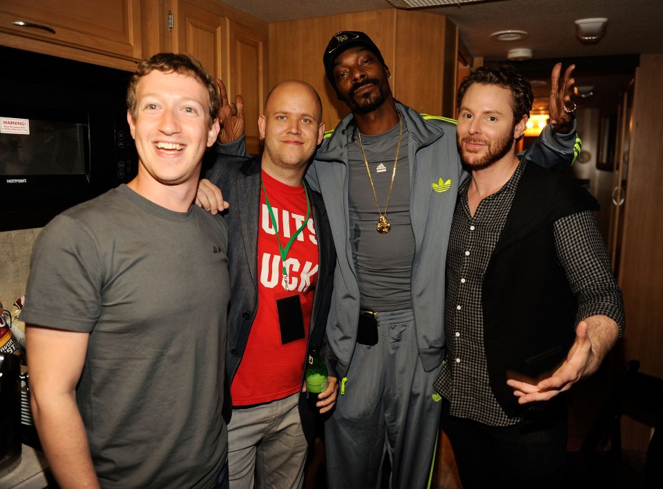 Today, he’s co-founder of Spotify, worth around £48bn, and is close friends with Facebook CEO Mark Zuckerberg