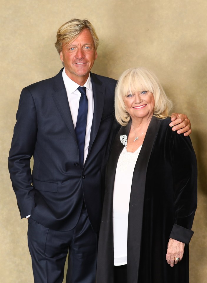 Richard, seen here alongside wife Judy Finnigan, was told ‘I nearly shot you’