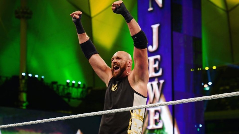 Tyson Fury entered the WWE universe in October 2019