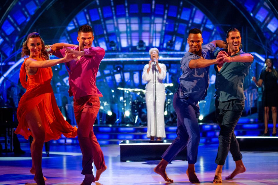 Strictly pros Johannes Radebe and Graziano Di Prima, right, danced together in 2019 - sparking 300 complaints