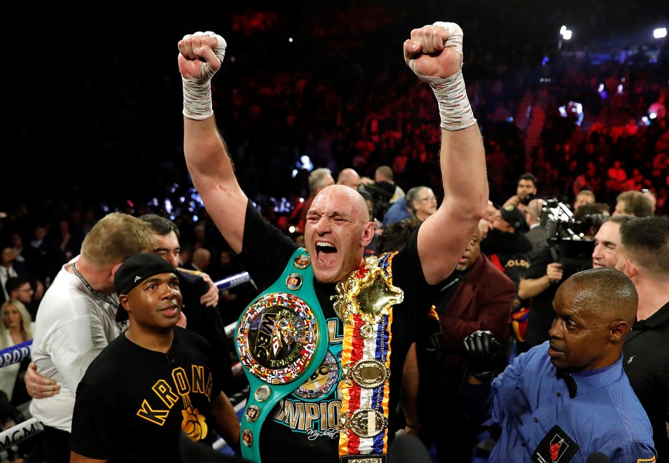 Tyson Fury is the WBC and Ring Magazine champion