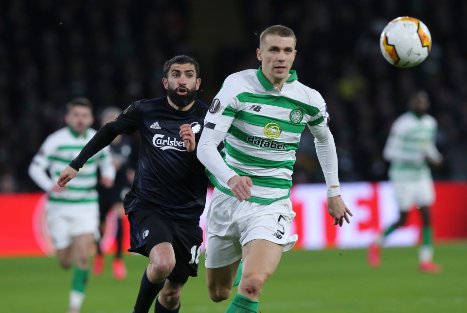 Jozo Simunovic made 126 appearances for Celtic before leaving last summer