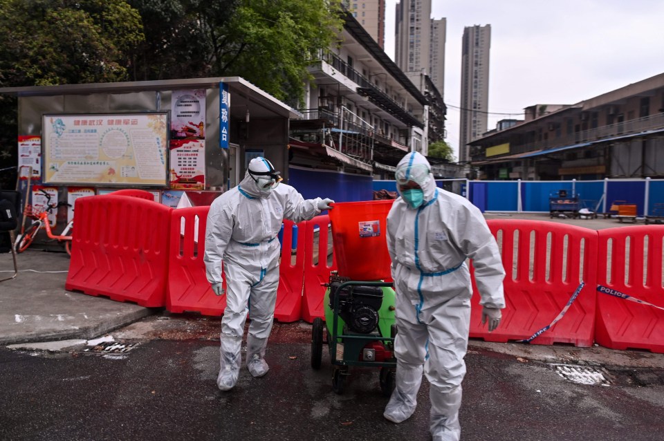 Authorities shut the market after dozens of traders and shoppers fell ill with Covid