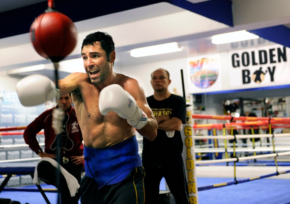 Oscar De La Hoya is gearing up to return to the ring on July 3