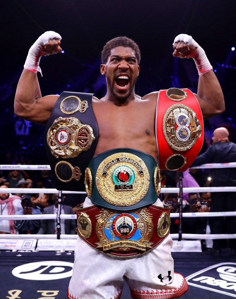 Anthony Joshua is a two-time unified champion