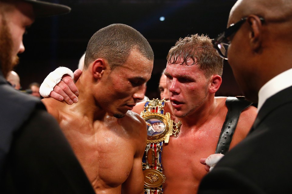 Chris Eubank Jr was beaten by Billy Joe Saunders in 2014