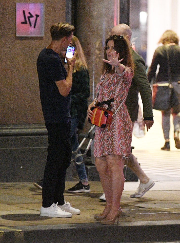 The pair were spotted on a date night after reconciling last summer