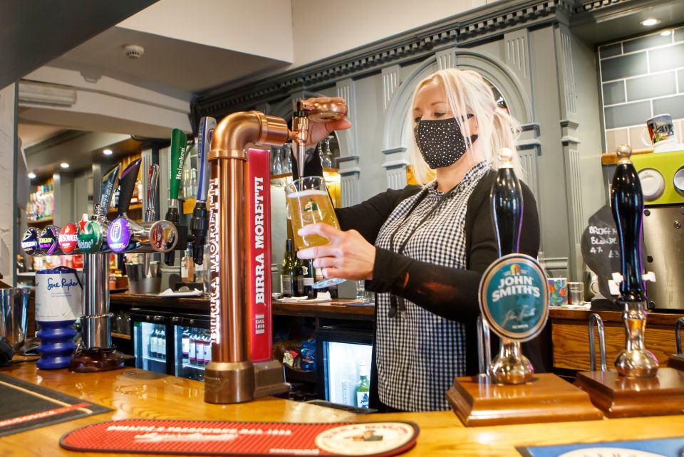 Pubs have been looking forward to serving thirsty Brits after lockdown