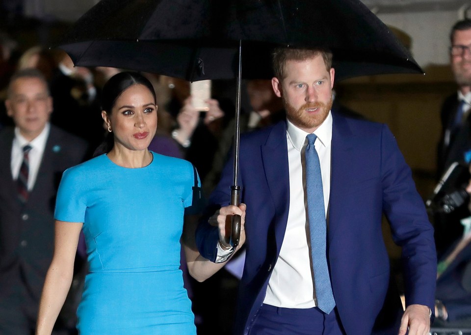 Harry and Meghan stepped down as working royals in early 2020