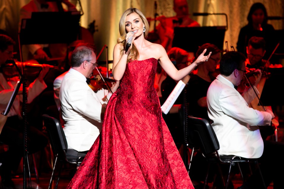 Opera singer Katherine Jenkins got a bronze and silver