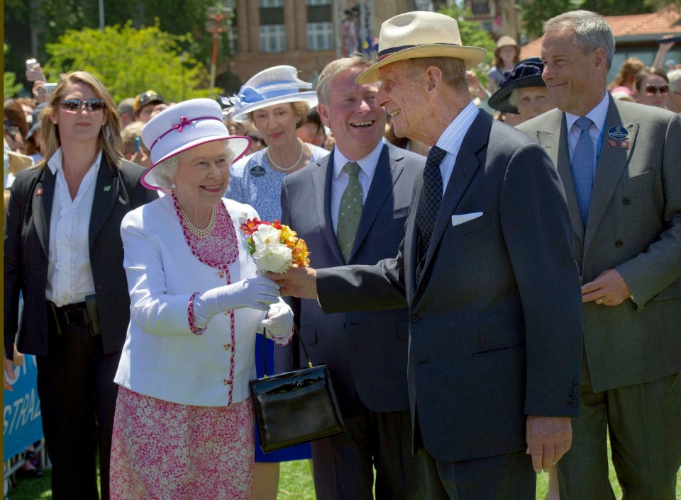 I took this shot at the Great Aussie Barbie in Perth, Australia, in It was the last day of the Queen’s tour Down Under and it was quite touching as I think both she and Philip knew they would never go there together again. A well-wisher had given flowers to the Duke and he presented them to the Queen