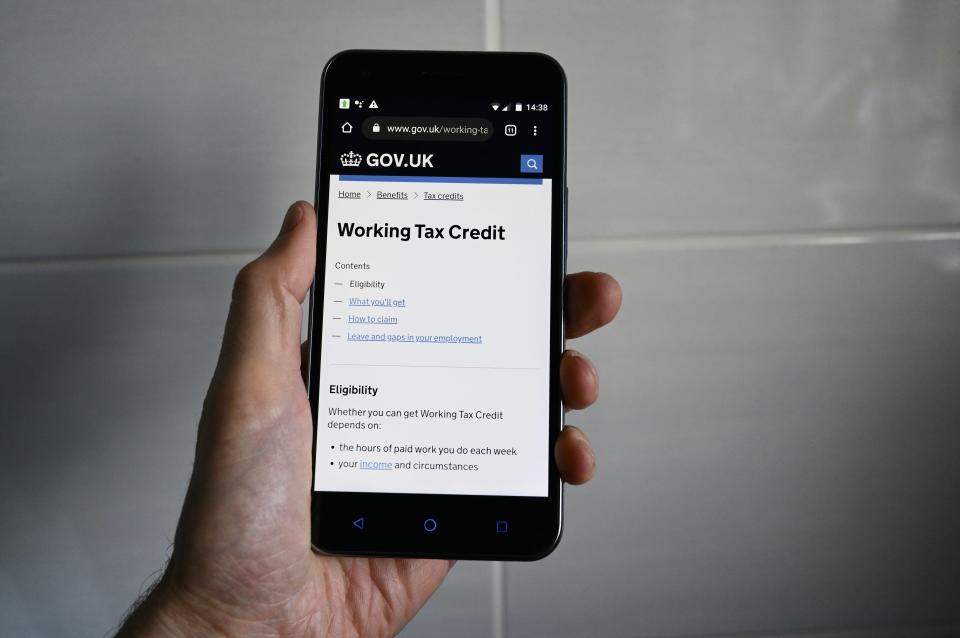 Here's all you need to know about what's happening to your working tax credit payments