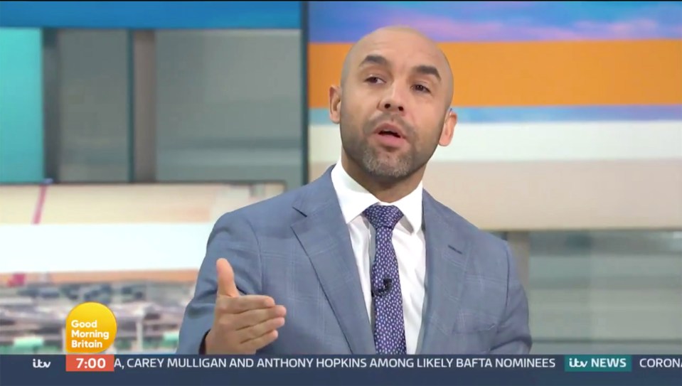 Alex Beresford clashed with Piers Morgan on GMB